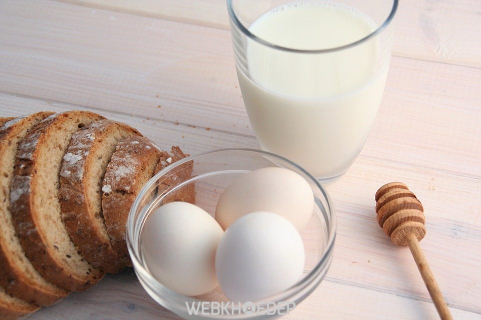 Nguyên liệu cho món trứng gà sữa tươi 