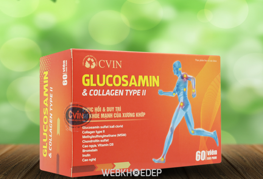 Thực phẩm chức năng CVIN Glucosamine - Collagen Type II 