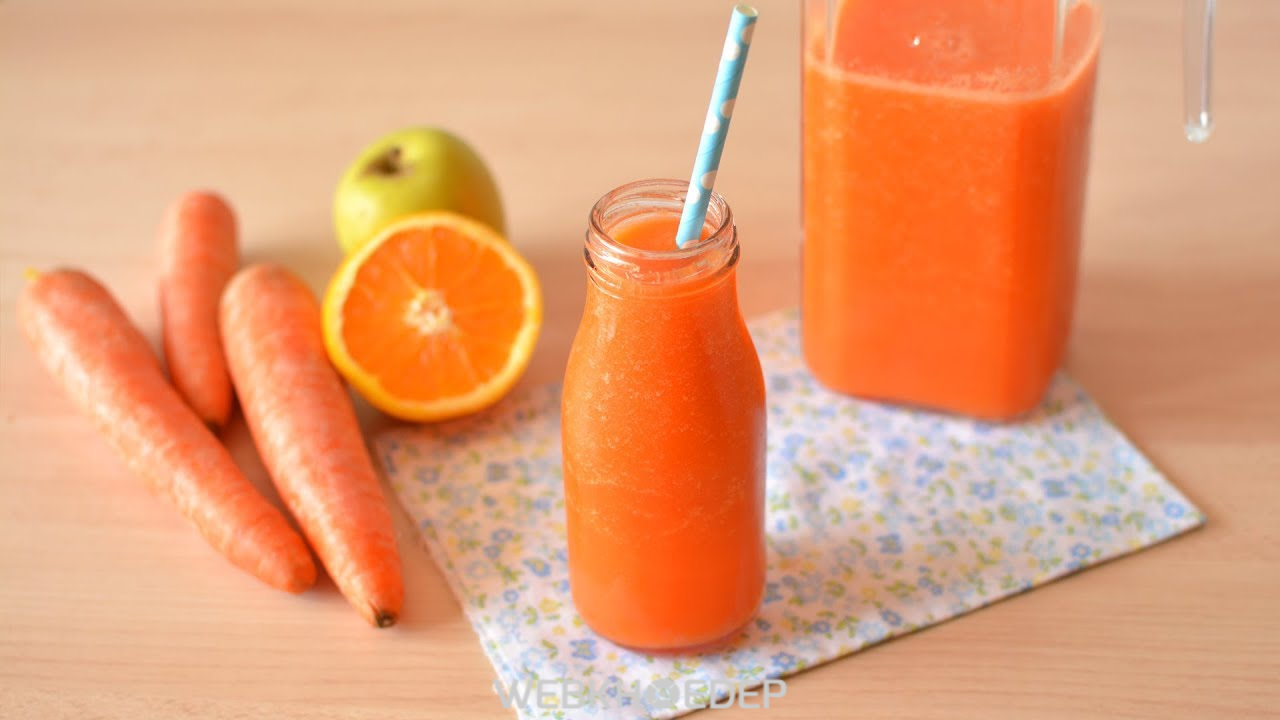 Sinh tố cà rốt – cam tốt cho hệ tiêu hóa, lấy lại làn da mịn màng 