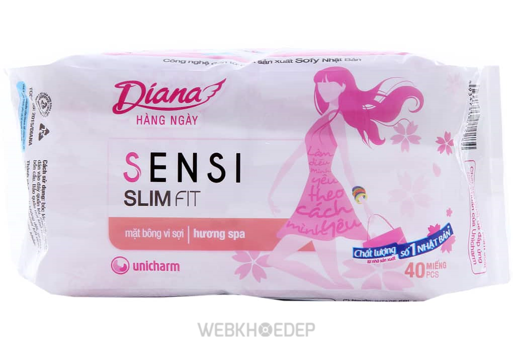 Băng vệ sinh hàng ngày Diana Sensi Slim