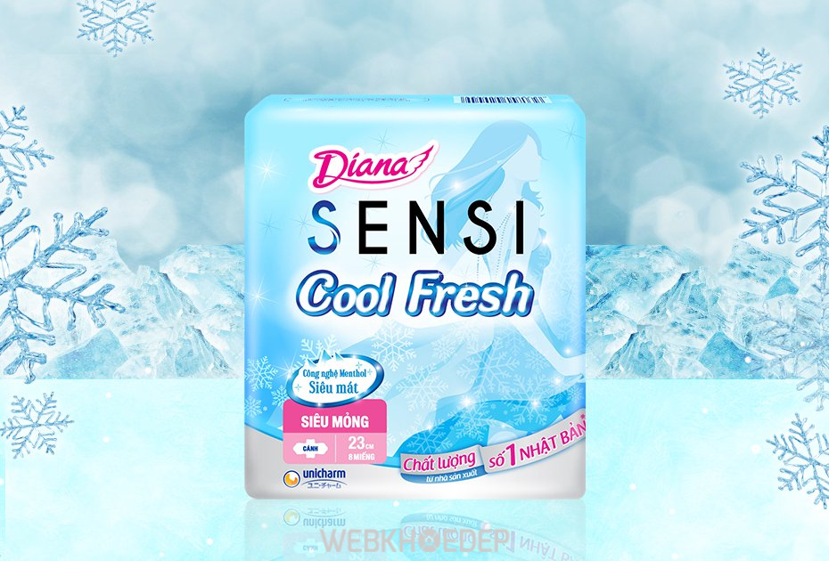 Băng vệ sinh Diana Sensi Cool Fresh