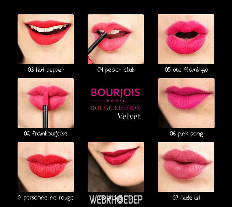 Bourjois Rouge Edition Velvet - Sắc màu lôi cuốn - Hình 3