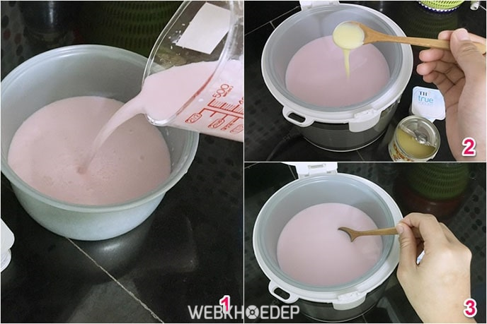 Cách làm sữa chua uống bằng nồi cơm điện đơn giản 