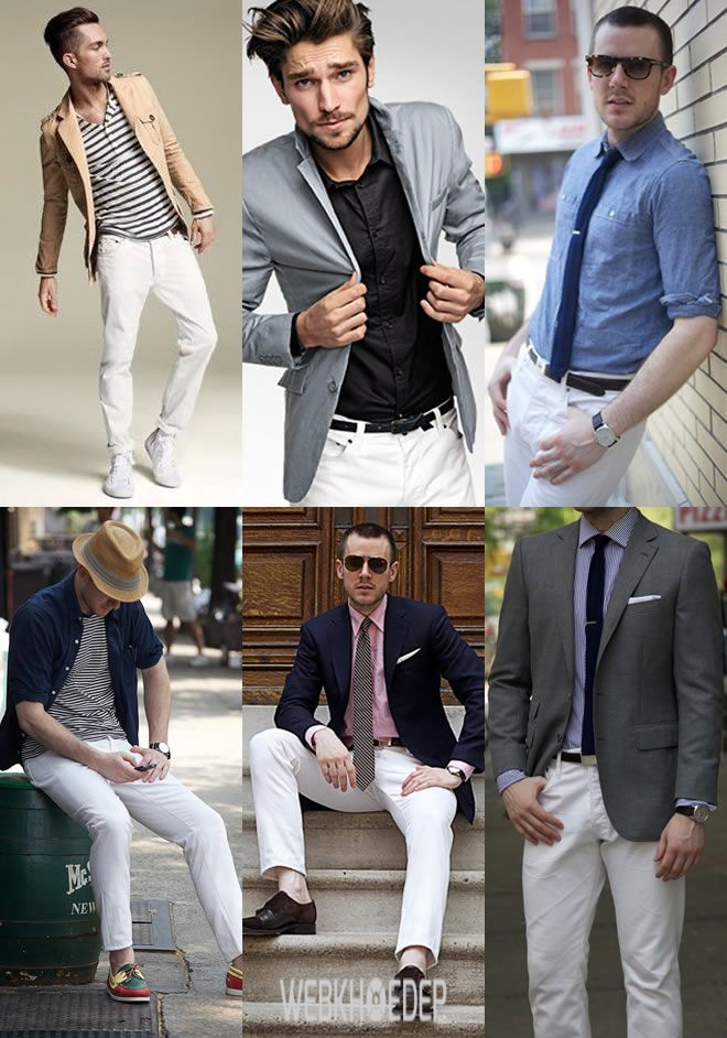 Cách phối đồ với quần jeans trắng cho phái mạnh - Hình 5