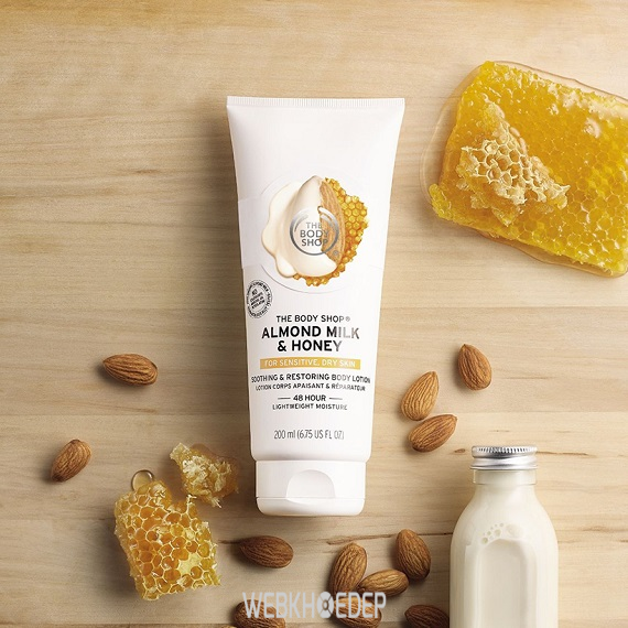 Nâng niu làn da khô và nhạy cảm với The Body Shop Almond Milk & Honey - Hình 7