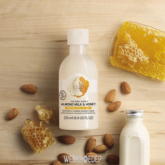 Nâng niu làn da khô và nhạy cảm với The Body Shop Almond Milk & Honey - Hình 4