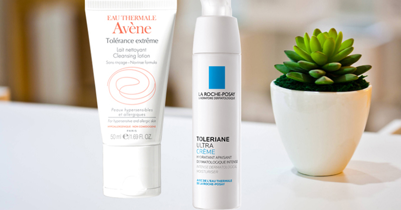 So sánh kem dưỡng La Roche Posay Toleriane và Avene Tolerance