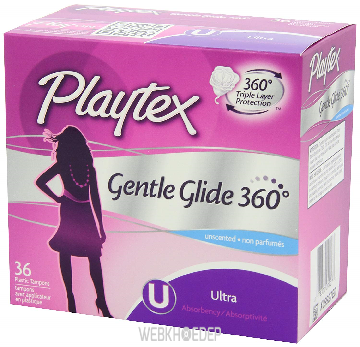 Tampon Playtex là loại băng vệ sinh dùng trong thể thao 