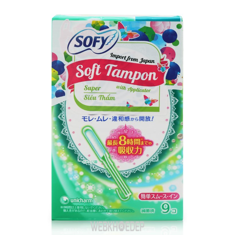 Tampon có cần đẩy Sofy Soft Super 