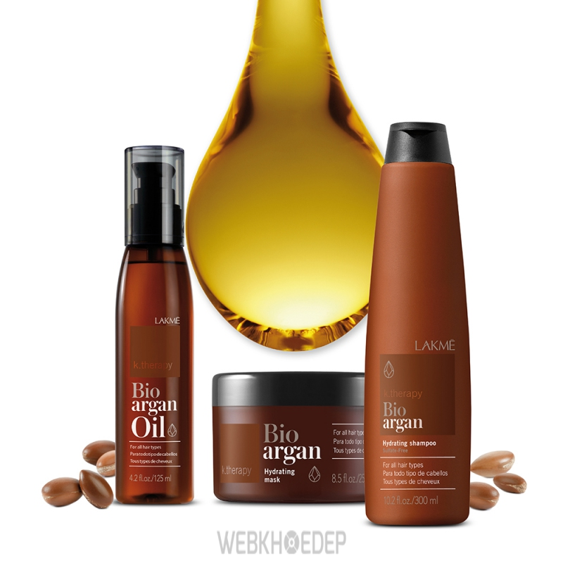 Tinh dầu Argan hữu cơ dưỡng tóc Lakme K.therapy Bio Argan Oil 