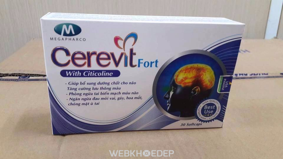 Thực phẩm chức năng bổ não Cerevit Fort 