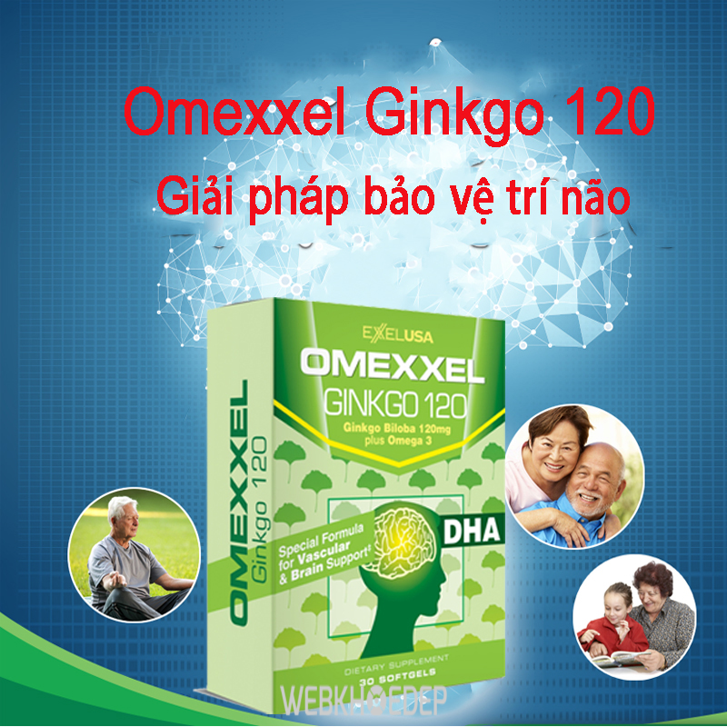 Hoạt huyết dưỡng não Omexxel Ginkgo 