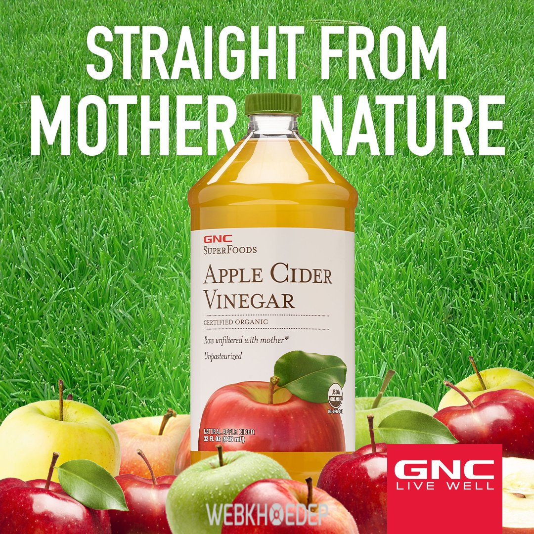 Thực phẩm chức năng GNC Apple Cider Vinegar 