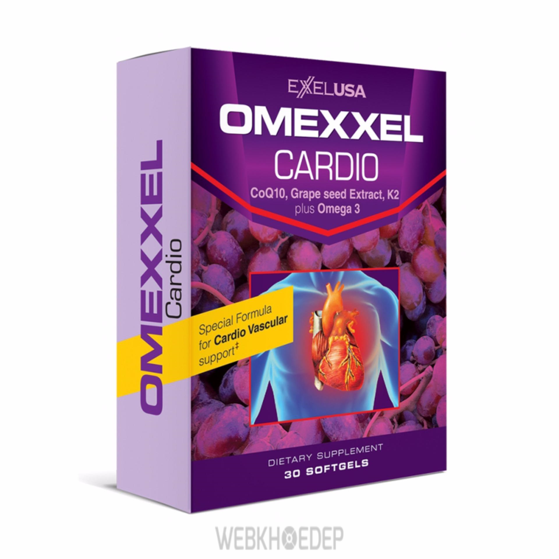 Cải thiện sức khỏe tim mạch với thực phẩm chức năng Omexxel Cardio